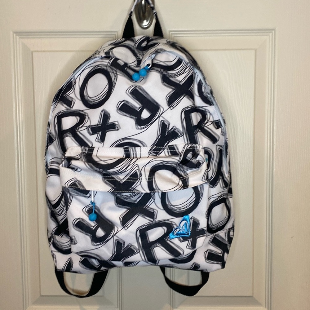 ROXY Black & White Backpack NWOT